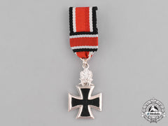 Germany, Federal Republic. A Miniature Knight’s Cross Of The Iron Cross With Swords/Oak Leaves Stickpin, 1957 Reissue