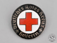 Germany, Drk. A German Red Cross Helper Badge By Hermann Aurich