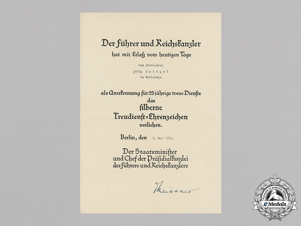 germany,_heer._the_first_and_second_war_award_documents_of_major_felix_spiegel_c18-037357