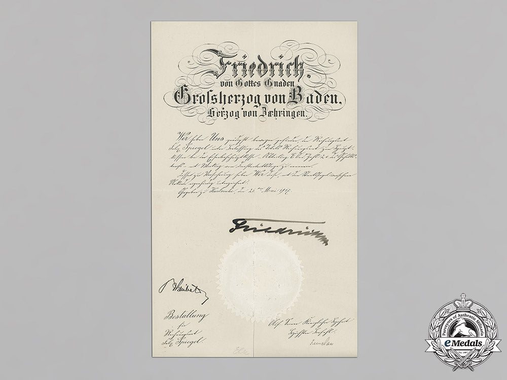 germany,_heer._the_first_and_second_war_award_documents_of_major_felix_spiegel_c18-037359