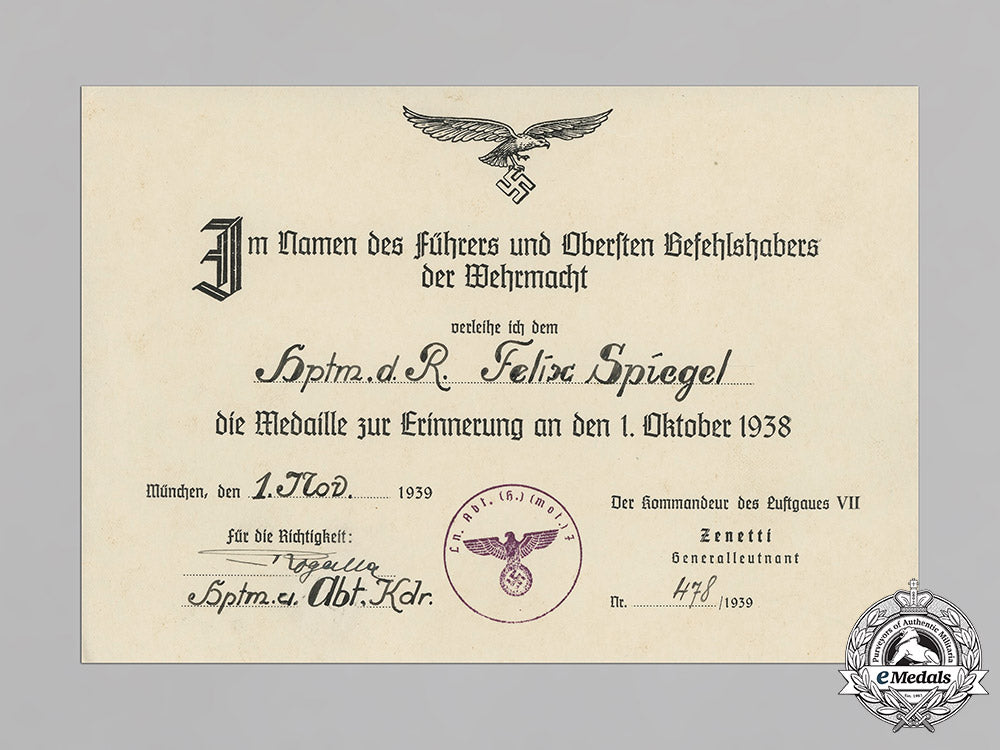 germany,_heer._the_first_and_second_war_award_documents_of_major_felix_spiegel_c18-037361