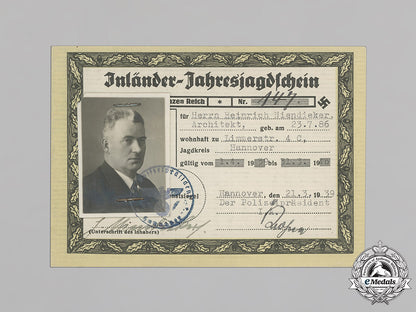 germany,_ordnungspolizei._a_hunting_license_belonging_to_heinrich_niendieker_c18-037472