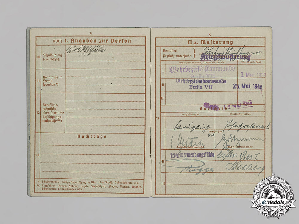 germany,_heer._a_wehrpaß_and_documents_belonging_to_erhard_pflüger_c18-037503