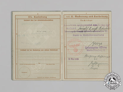 germany,_heer._a_wehrpaß_and_documents_belonging_to_erhard_pflüger_c18-037504