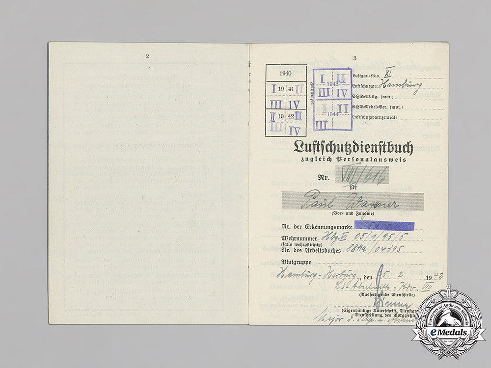 germany,_rlb._a_luftschutz_service_book/_identity_card_belonging_to_paul_wagener_c18-037518