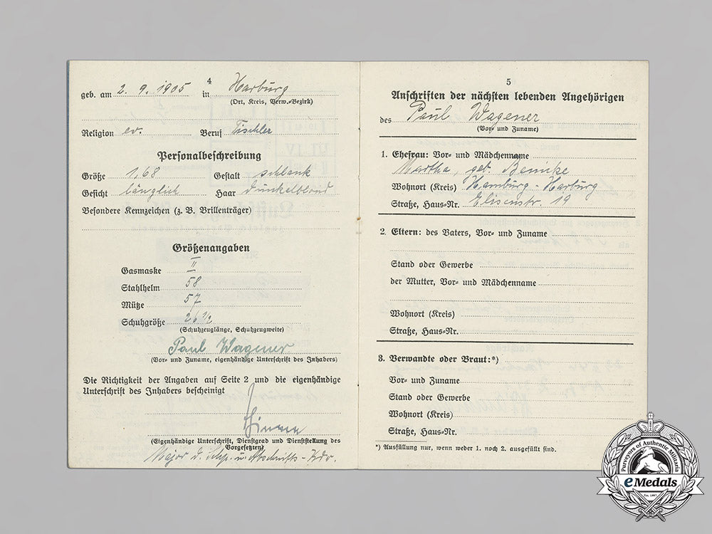 germany,_rlb._a_luftschutz_service_book/_identity_card_belonging_to_paul_wagener_c18-037519