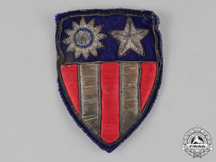 United States. A Second War China-Burma-India Theater Sleeve Insignia