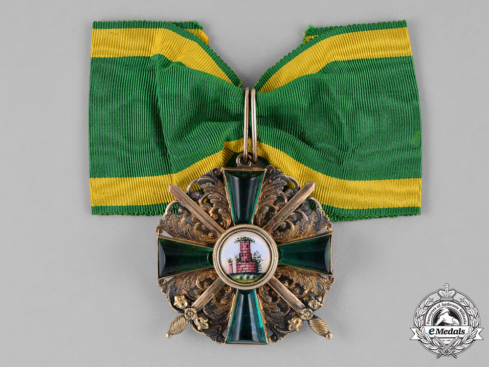 baden,_duchy._an_order_of_the_zähringer_lion,_commander's_cross_with_swords,_c.1900_c18-037662