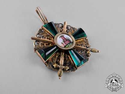 baden,_duchy._an_order_of_the_zähringer_lion,_commander's_cross_with_swords,_c.1900_c18-037666