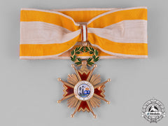 Spain, Kingdom. An Order Of Isabella The Catholic In Gold, I Class Commander C.1900