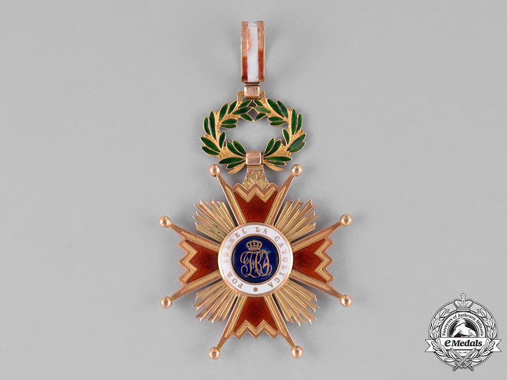spain,_kingdom._an_order_of_isabella_the_catholic_in_gold,_i_class_commander_c.1900_c18-037787_1_1