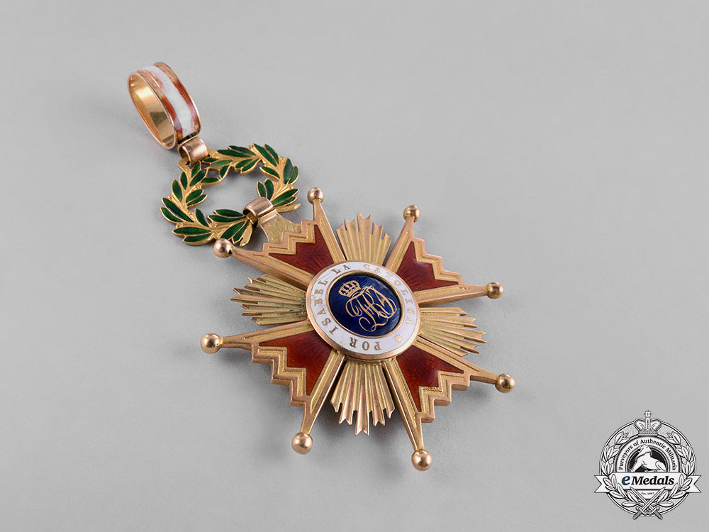 spain,_kingdom._an_order_of_isabella_the_catholic_in_gold,_i_class_commander_c.1900_c18-037789_1_1