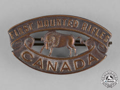 Canada. A 1St Mounted Rifle Battalion Shoulder Title, C.1915