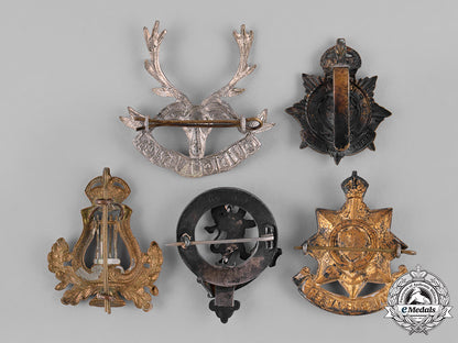 united_kingdom._nine_first_war_cap_badges_c18-037935