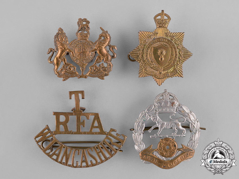 united_kingdom._nine_first_war_cap_badges_c18-037942