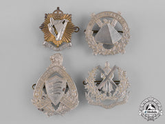 Canada. A Lot Of Four Pre-First And Second War Cap Badges