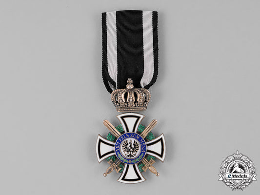 prussia,_kingdom._a_house_order_of_hohenzollern,_knight’s_cross_with_swords,_by_friedländer,_c.1914_c18-038260
