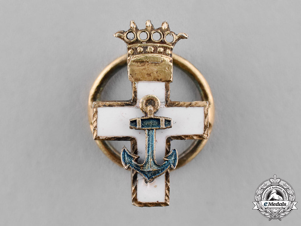 spain,_franco’s_period._a_miniature_order_of_naval_merit,_white_distinction,_i_class_cross,_c.1950_c18-038539