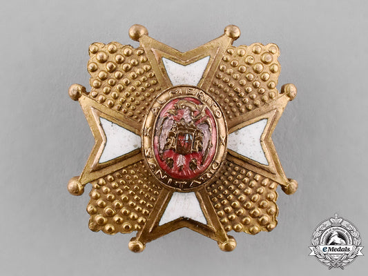 spain,_franco’s_period._a_miniature_order_of_health,_grand_cross_star,_c.1950_c18-038552