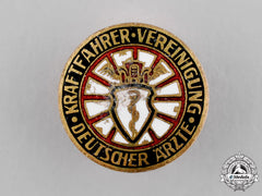 Germany, Kvda. A Driving Association For German Doctors Membership Lapel Badge