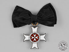 Austria, Empire. An Order Of The Knights Of Malta, Ladies Silver Merit Cross, C.1910