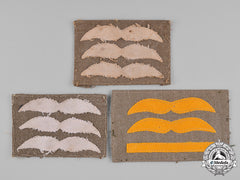 Germany, Luftwaffe. A Lot Of Second War Period Luftwaffe Flight Suit Rank Insignia