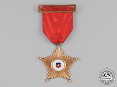 Chile, Republic. A Star Of The Chilean Air Forces For 30 Years Of Service, Officer C.1950