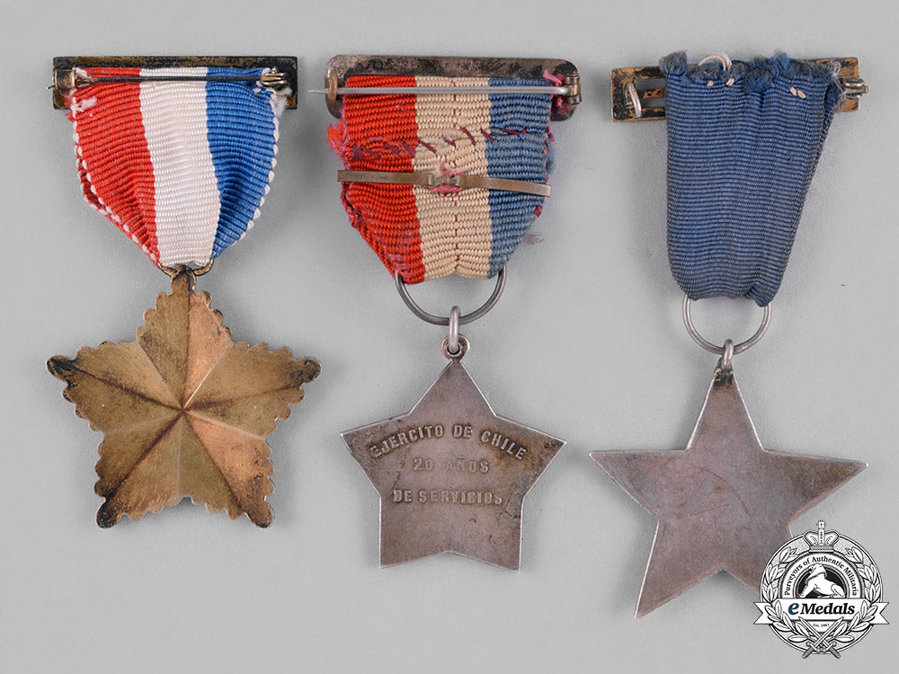 chile,_republic._a_lot_of_army_forces_service_stars,_c.1920-1930_c18-039618