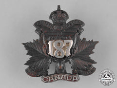 Canada. An 187Th Infantry Battalion "Central Alberta Battalion" Officer's Cap Badge