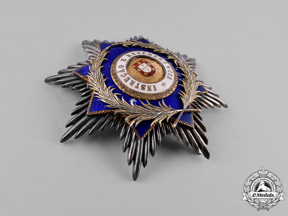 portugal,_kingdom._an_order_of_instruction&_benevolence,_grand_cross_star,_by_frederico_costa,_c.1930_c18-040096