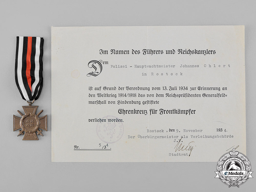 germany,_imperial._an_honour_cross_and_award_document_to_johannes_ohlert_c18-040240