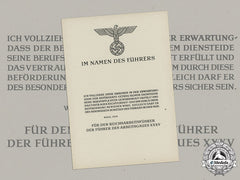 Germany, Rad. A Set Of Unissued Reichsarbeitsdienst (Reich Labour Service) Promotion Documents