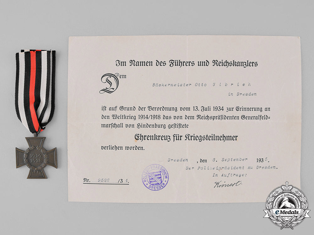 germany,_third_reich._an_honour_cross_of_the_world_war1914/1918_with_document_of_issue_c18-040451