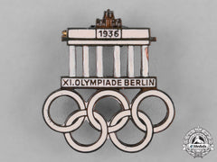 Germany, Third Reich. A 1936 Berlin Olympics Badge By Paulmann & Crone