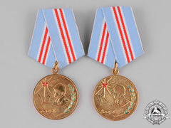 Yemen, People's Democratic Republic, South Yemen. Two Military Long Service Medals