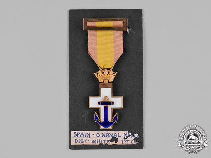 spain,_franco’s_period._an_order_of_naval_merit,_i_class_cross_white_division,_c.1950_c18-041097_1