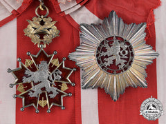 Czechoslovakia, First Republic. An Order Of The White Lion, I Class Grand Cross, By Karnet Kysely, C.1935
