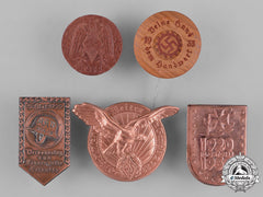 Germany. A Group Of Mixed Badges