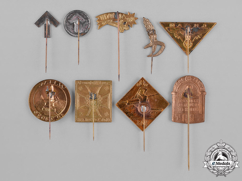 germany,_third_reich._a_group_of_third_reich_period_stick_pins_c18-041598_1