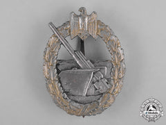 Germany, Kriegsmarine. A Coastal Artillery War Badge By Schwerin & Sohn