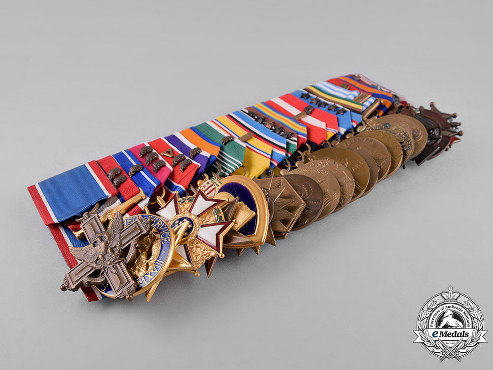 united_states._a_vast_dsc,_dsm,&_foreign_order_group_to_famed_general“_iron_mike”_michaelis_c18-041949