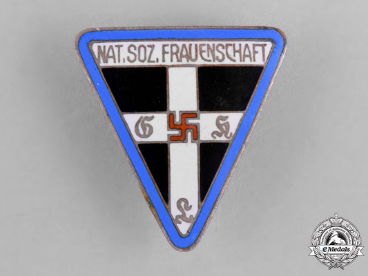 germany,_ns-_frauenschaft._a_nationalsozialistische_frauenschaft(_national_socialist_women’s_league)_membership_badge_by_wilhelm_kolwitz_c18-042225