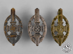 Germany, Kyffhäuserbund. A Lot Of Kyffhäuserbund (Kyffhäuser League) Badges By Deschler & Sohn