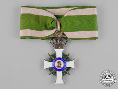 saxony,_kingdom._an_albrecht_order,_commander’s_cross_with_swords,_c.1915_c18-042378