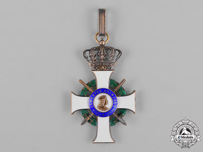 saxony,_kingdom._an_albrecht_order,_commander’s_cross_with_swords,_c.1915_c18-042379