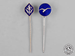 Germany, Third Reich. A Pair Of Third Reich Period Stick Pins