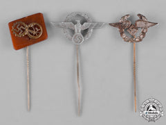 Germany, Third Reich. A Lot Of Third Reich Organization Membership Stick Pins