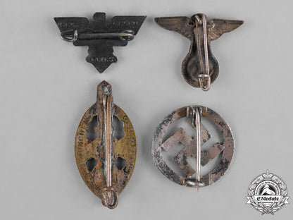 germany,_third_reich._a_lot_of_third_reich_period_badges_c18-042413