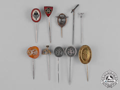 Germany, Third Reich. A Lot Of Third Reich Period Stick Pins