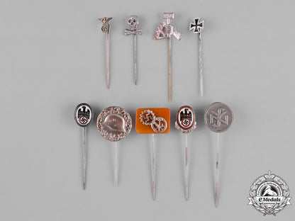 germany,_third_reich._a_lot_of_third_reich_period_stick_pins_c18-042514